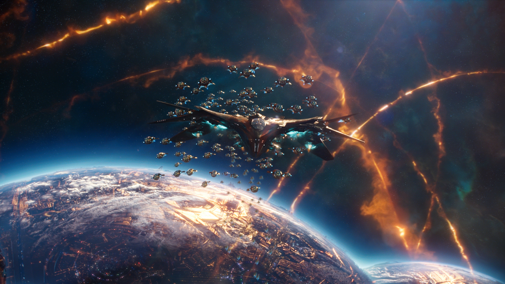 Desktop Wallpaper Guardians Of The Galaxy Vol Movie Spaceship