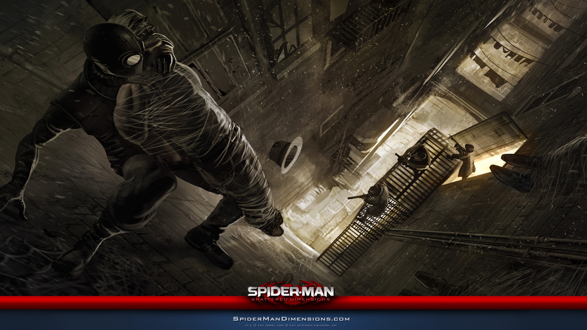 Spider Man Shattered Dimensions Noir Wallpaper Xbox