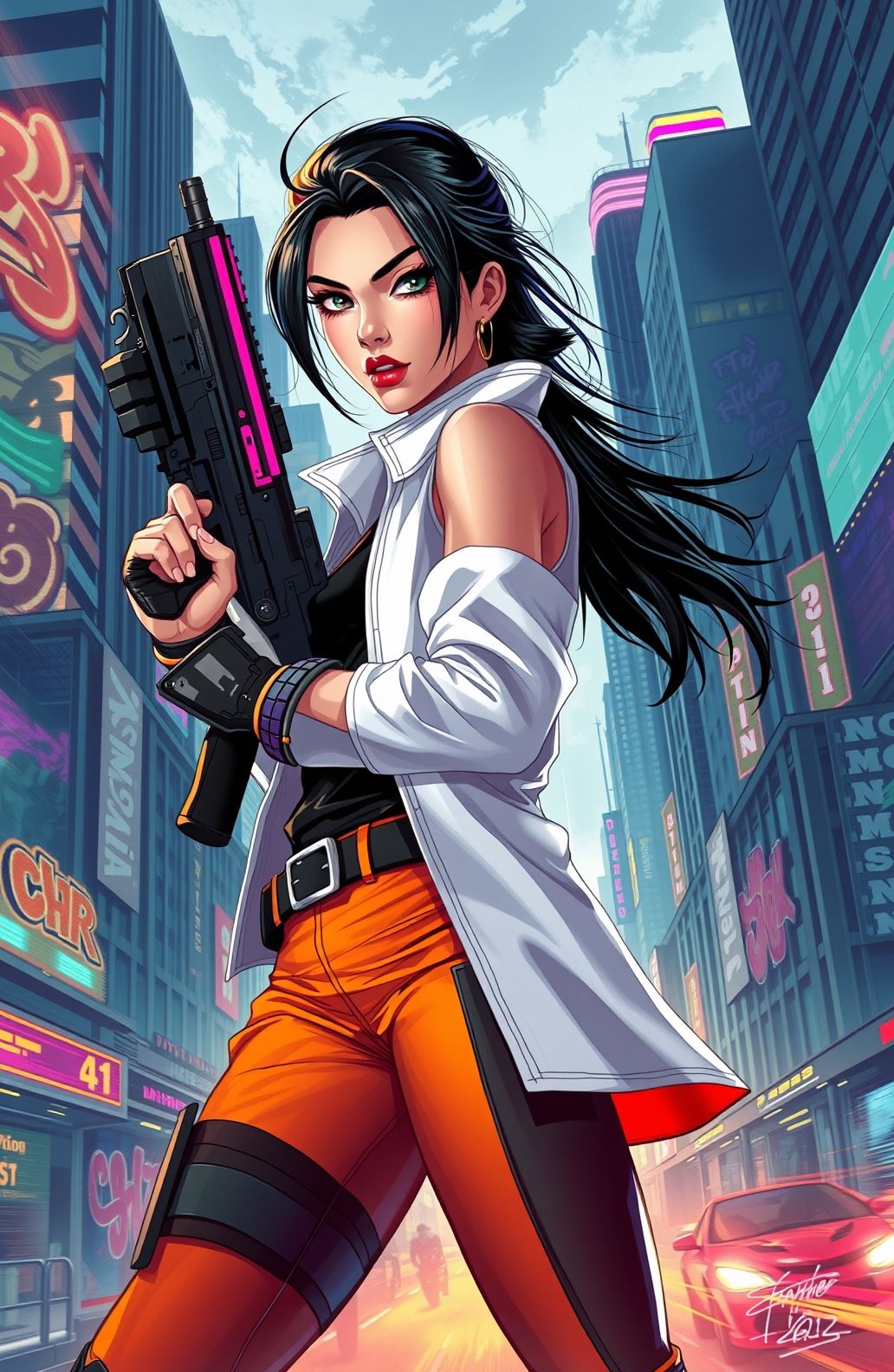 Girls With Guns Wallpaper