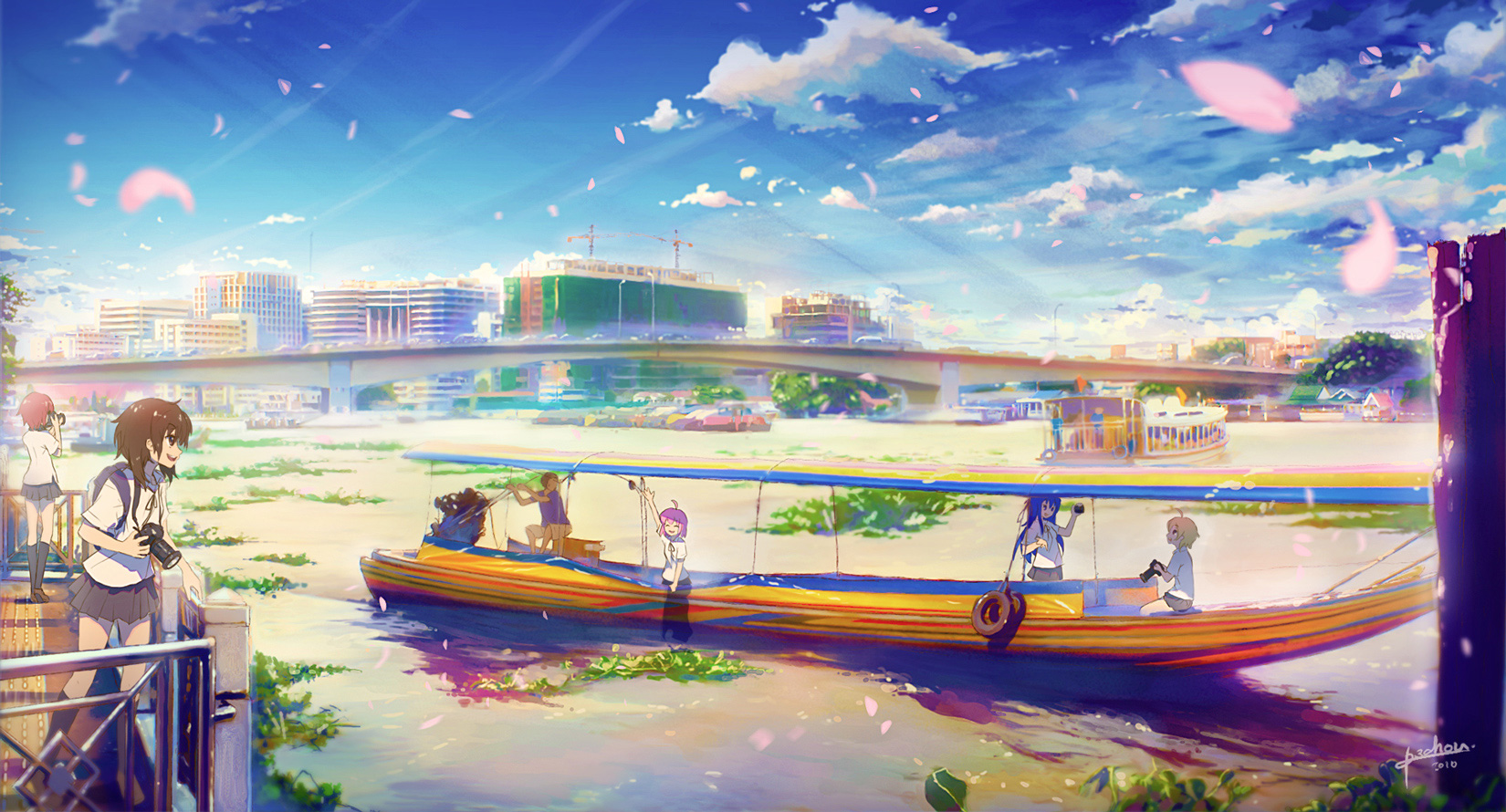 Beautiful Day Anime Desktop Wallpaper Coolvibe