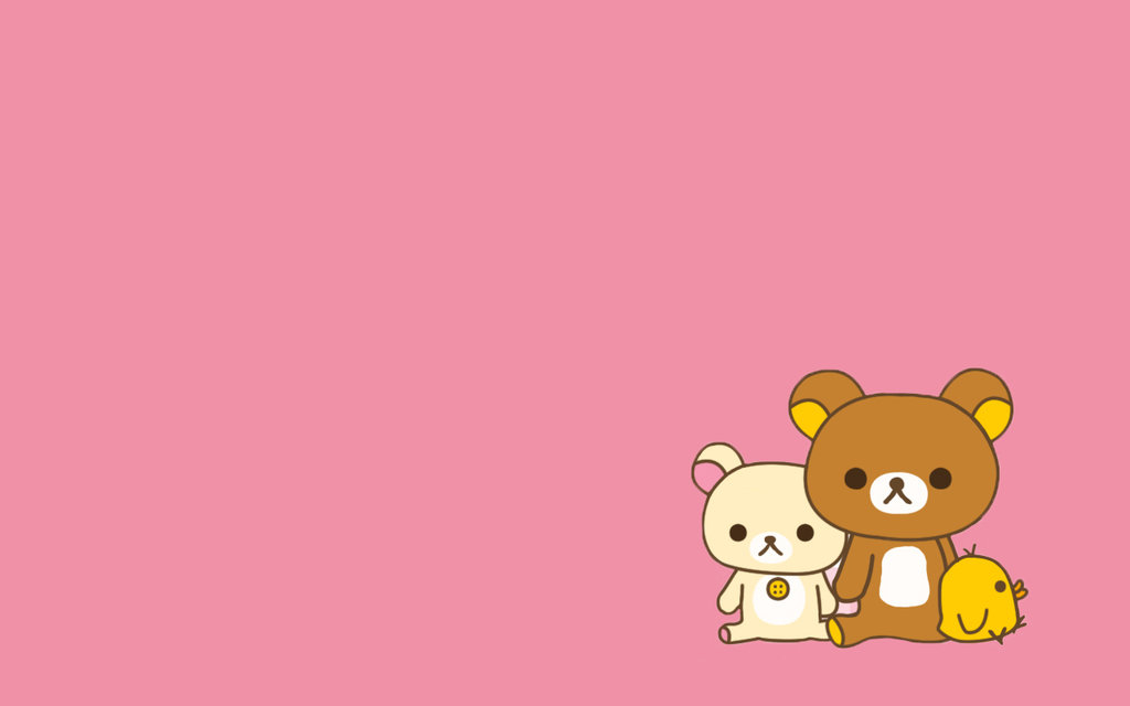 Rilakkuma Background Pink Hot By Fialita