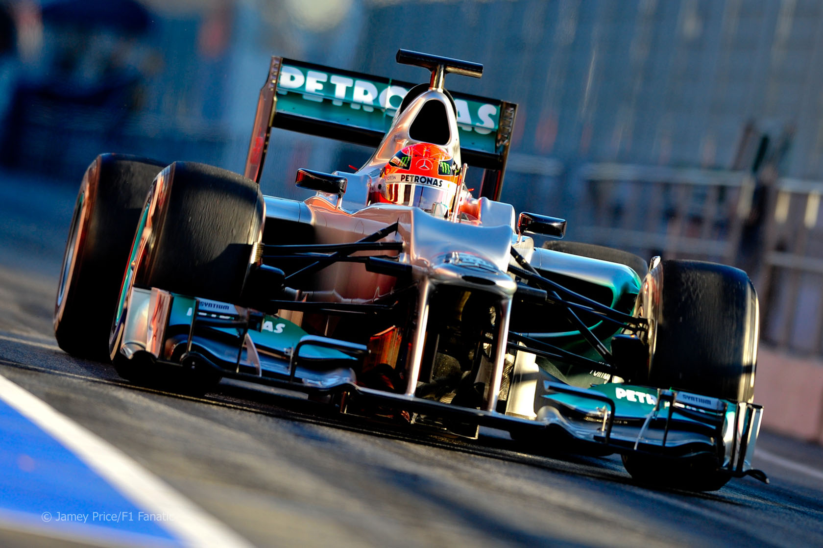Michael Schumacher Ger Drives The Mercedes Amg Petronas F1w03