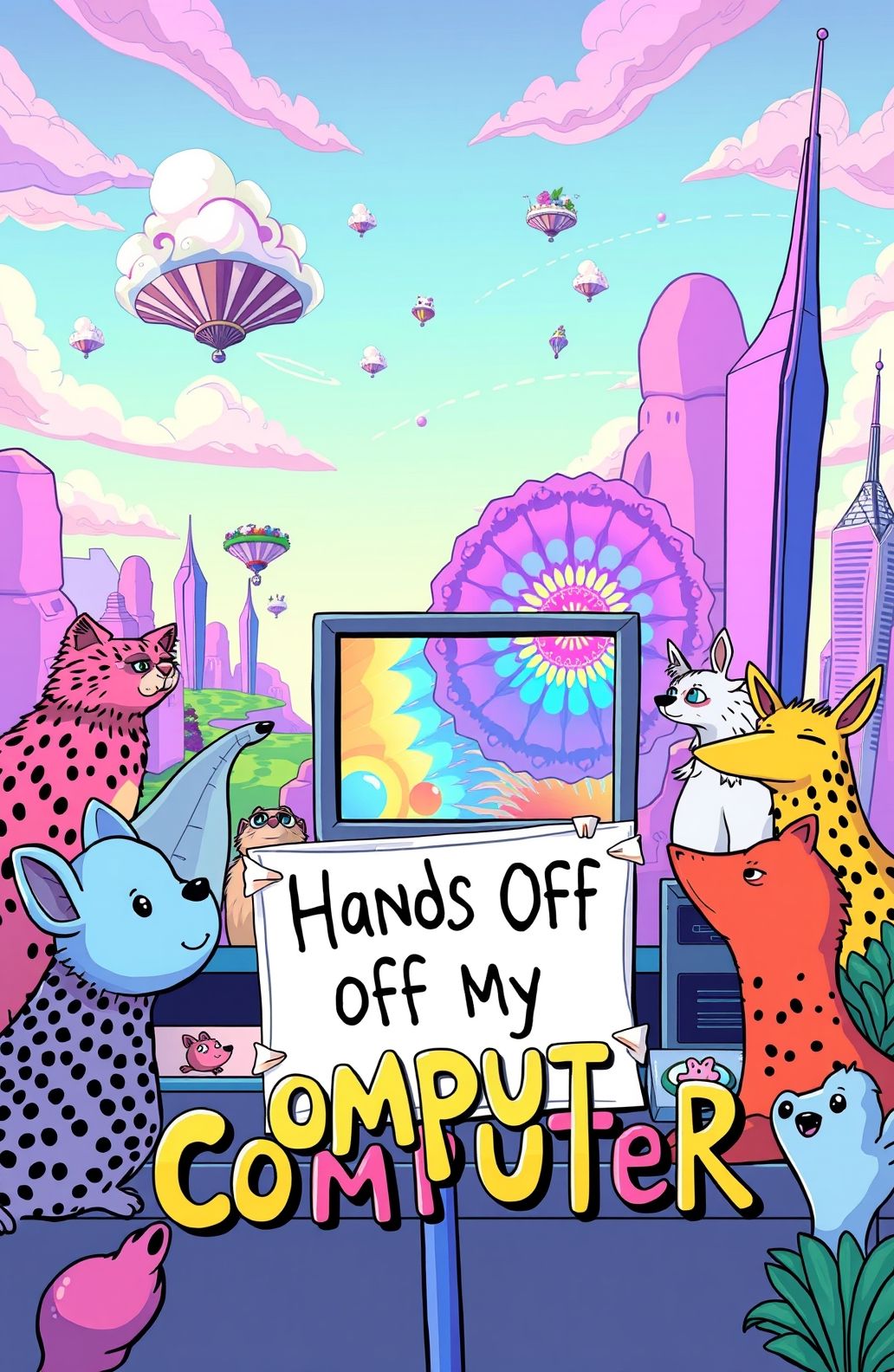 Don T Touch My Computer Wallpaper