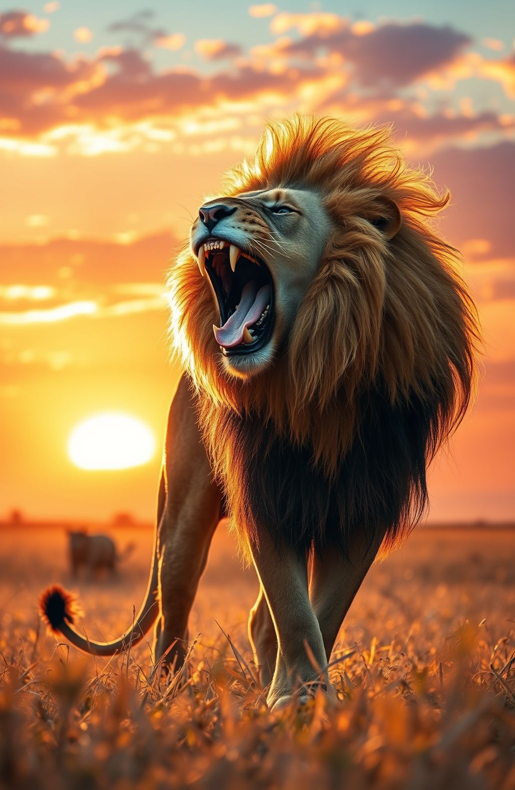 Lion Roar Wallpaper