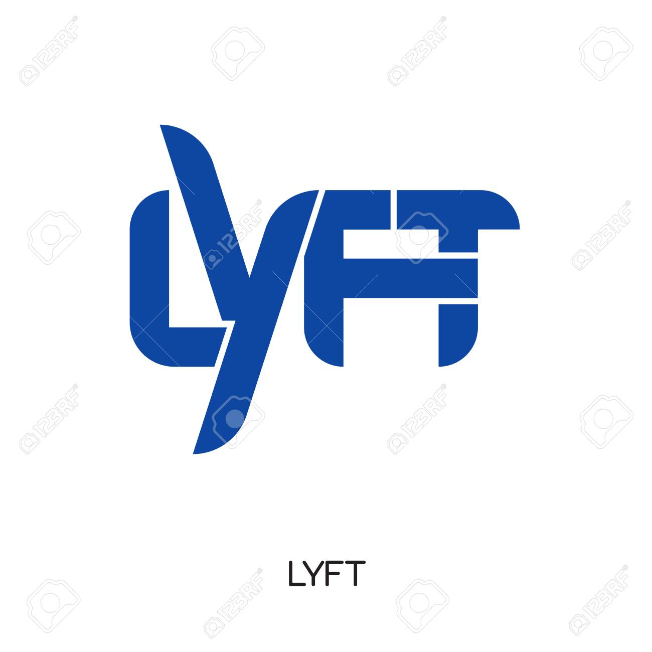 Lyft Logo Vector Isolated On White Background For Your Web And