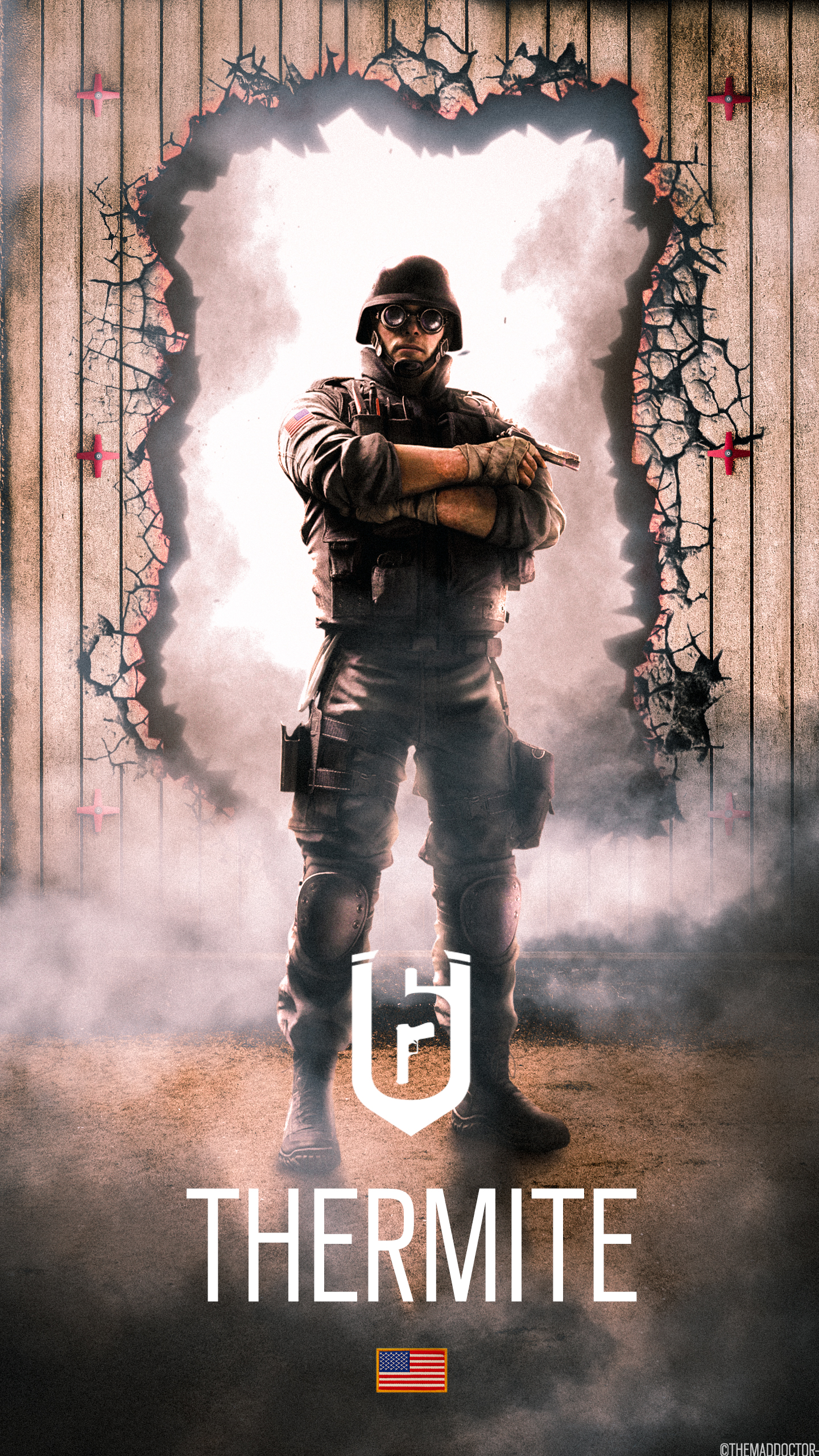 A Thermite S Really Big Fuc Wallpaper Ing Right Up Rainbow6