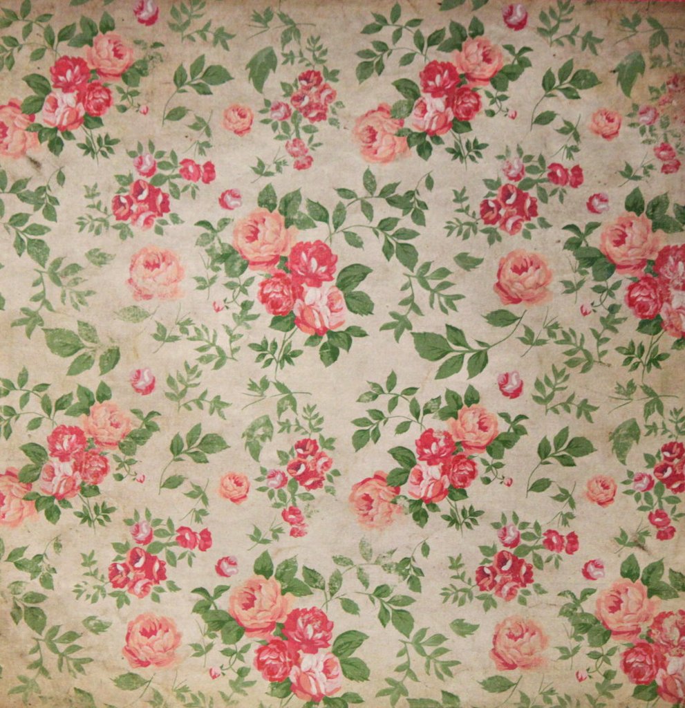 Recollections X English Rose Garden Antique Wallpaper