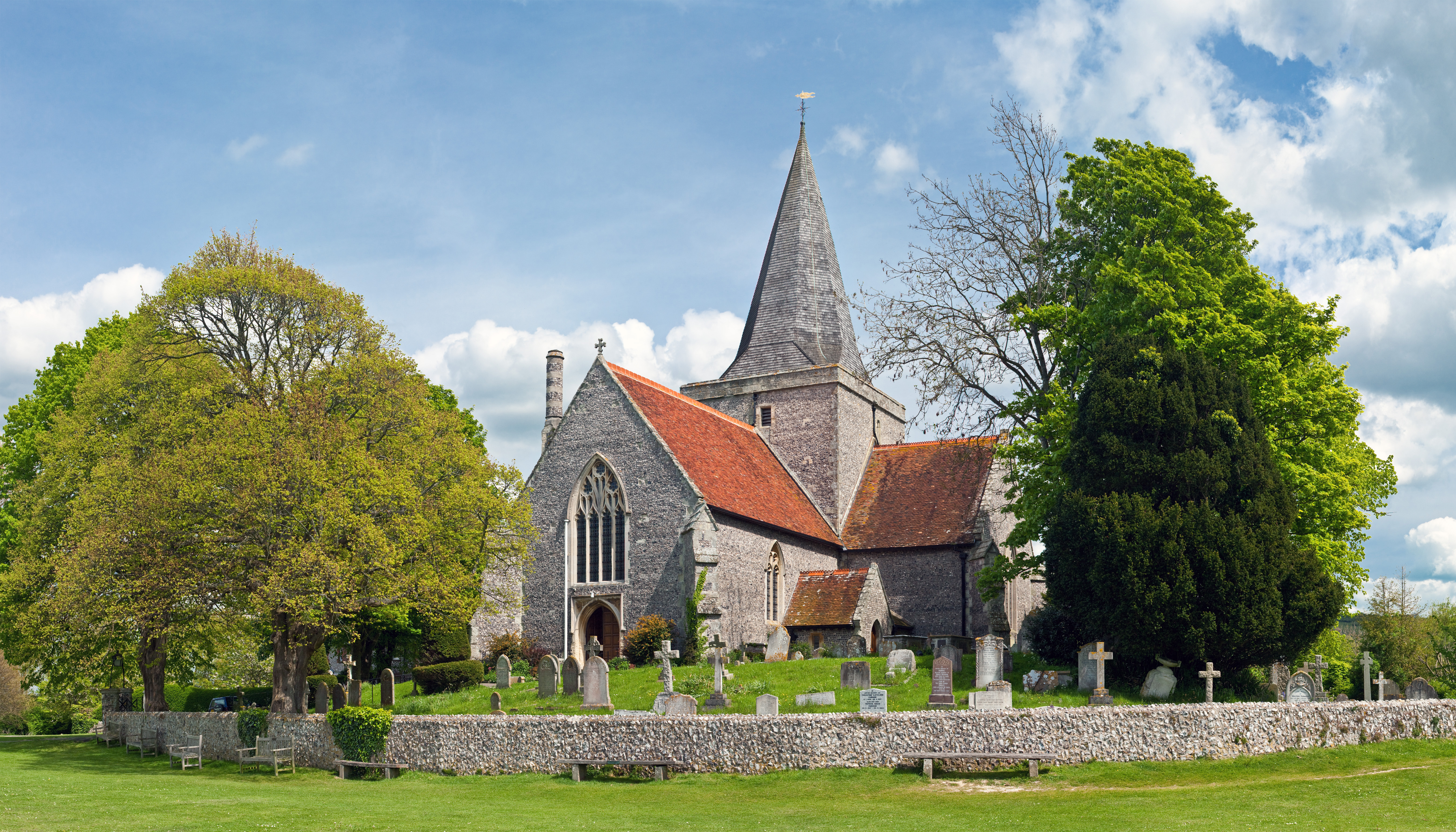 File Church Of St Andrew Alfriston England Crop May Jpg
