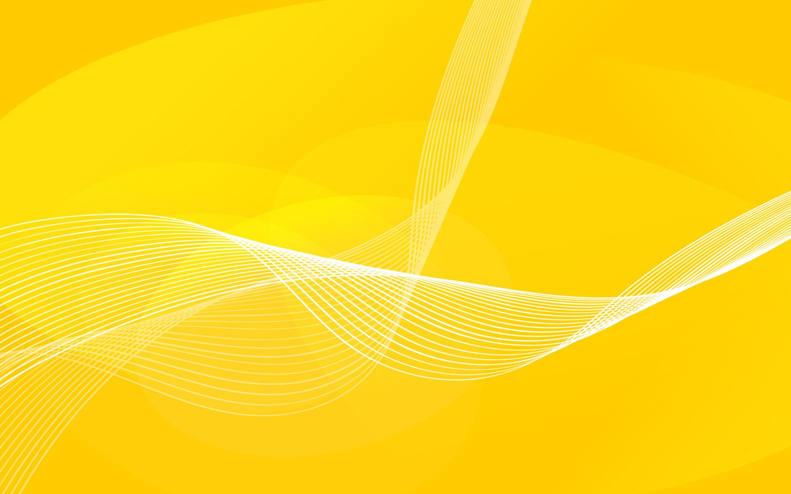 Awesome Yellow Background 3d Abstract In White