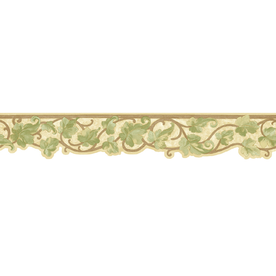 Free download Antique Ivy Scroll Prepasted Wallpaper Border at