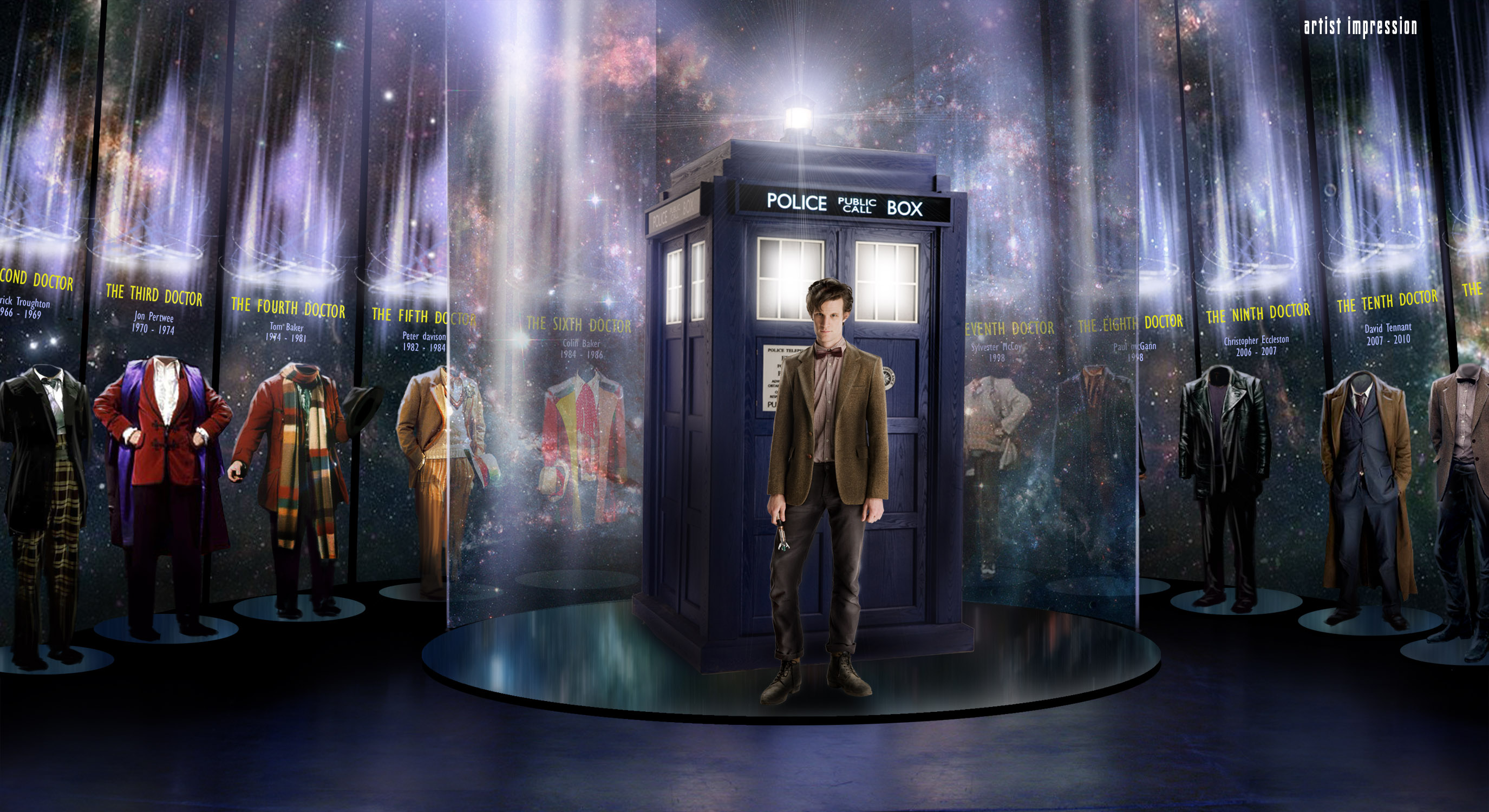 This was used as a promotional image for The Doctor Who Experience