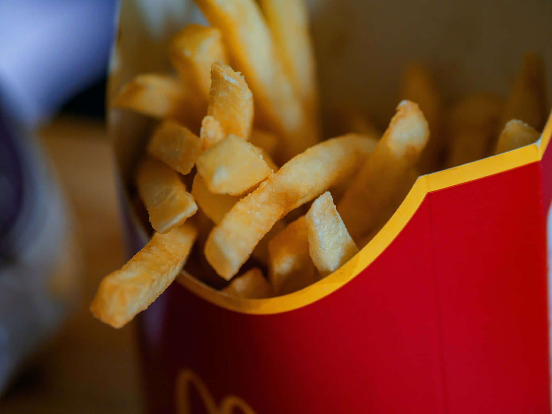 Enjoy The Deliciousness Of French Fries Wallpaper