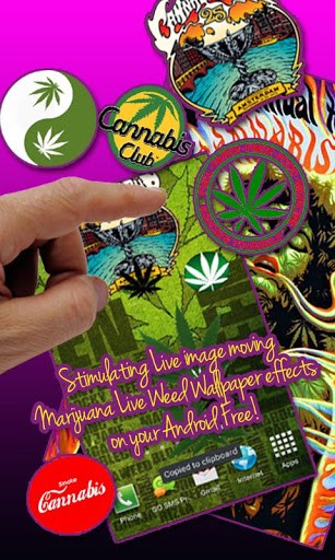 Bigger Marijuana Live Weed Wallpaper For Android Screenshot