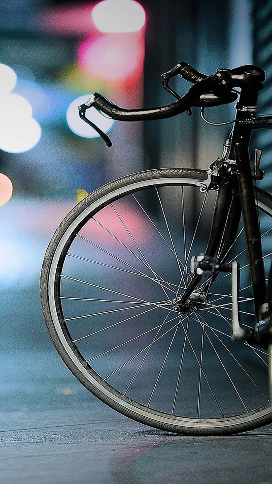 Bicycle iPhone Bokeh Photography Shot Wallpaper