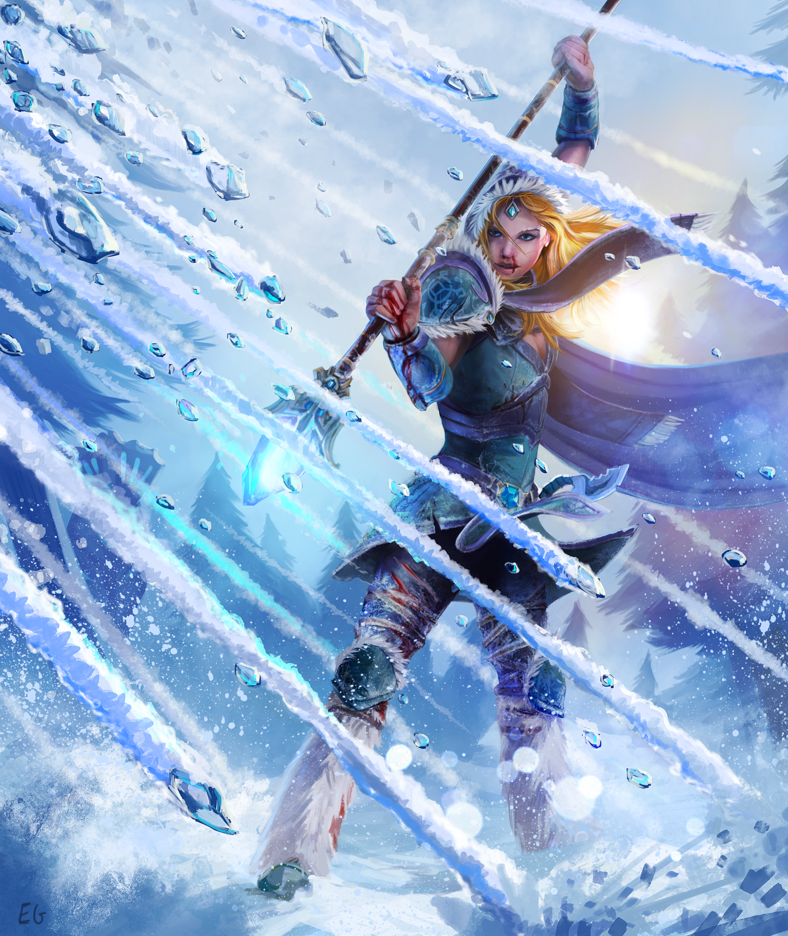 Crystal Maiden Dota By Entroz