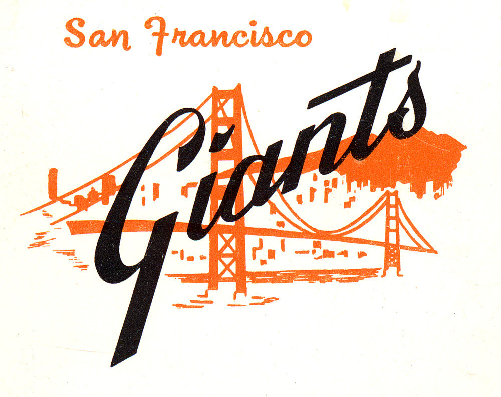 Giants Baseball Logo Match Book Cover Circa