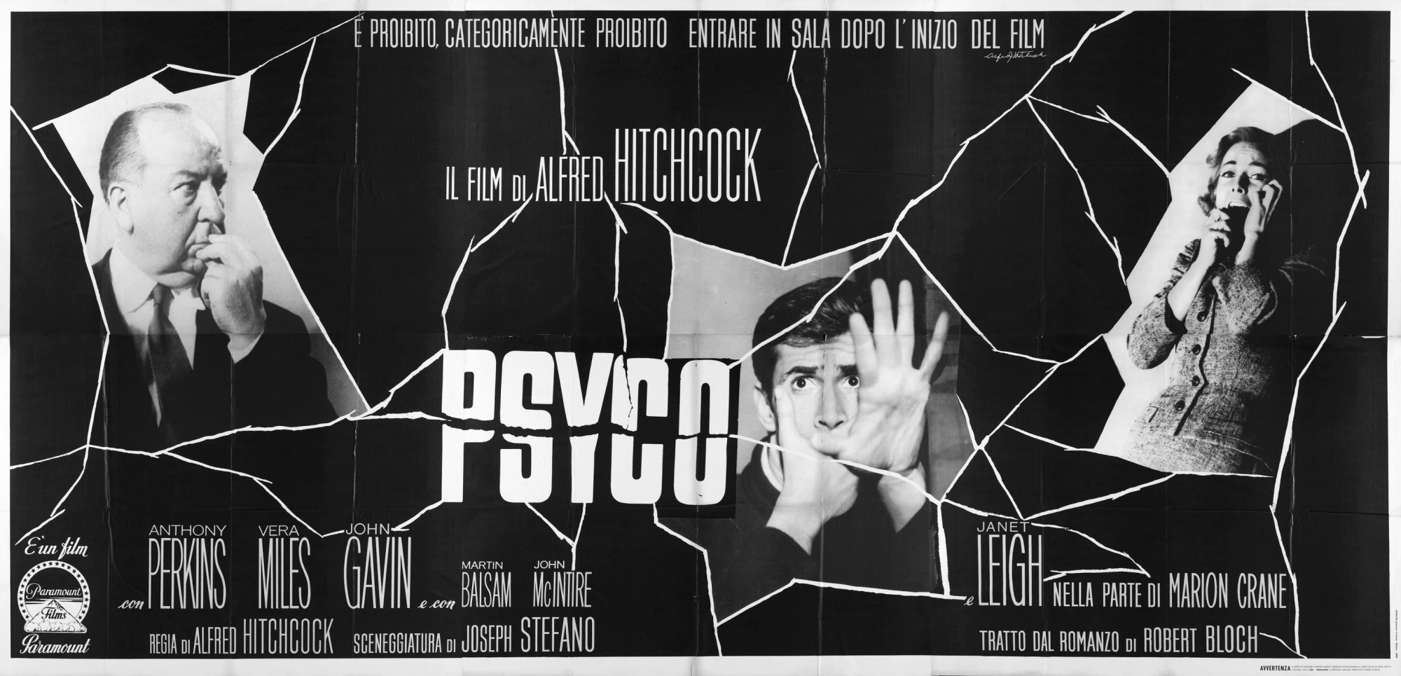 Billboard Poster For Psycho