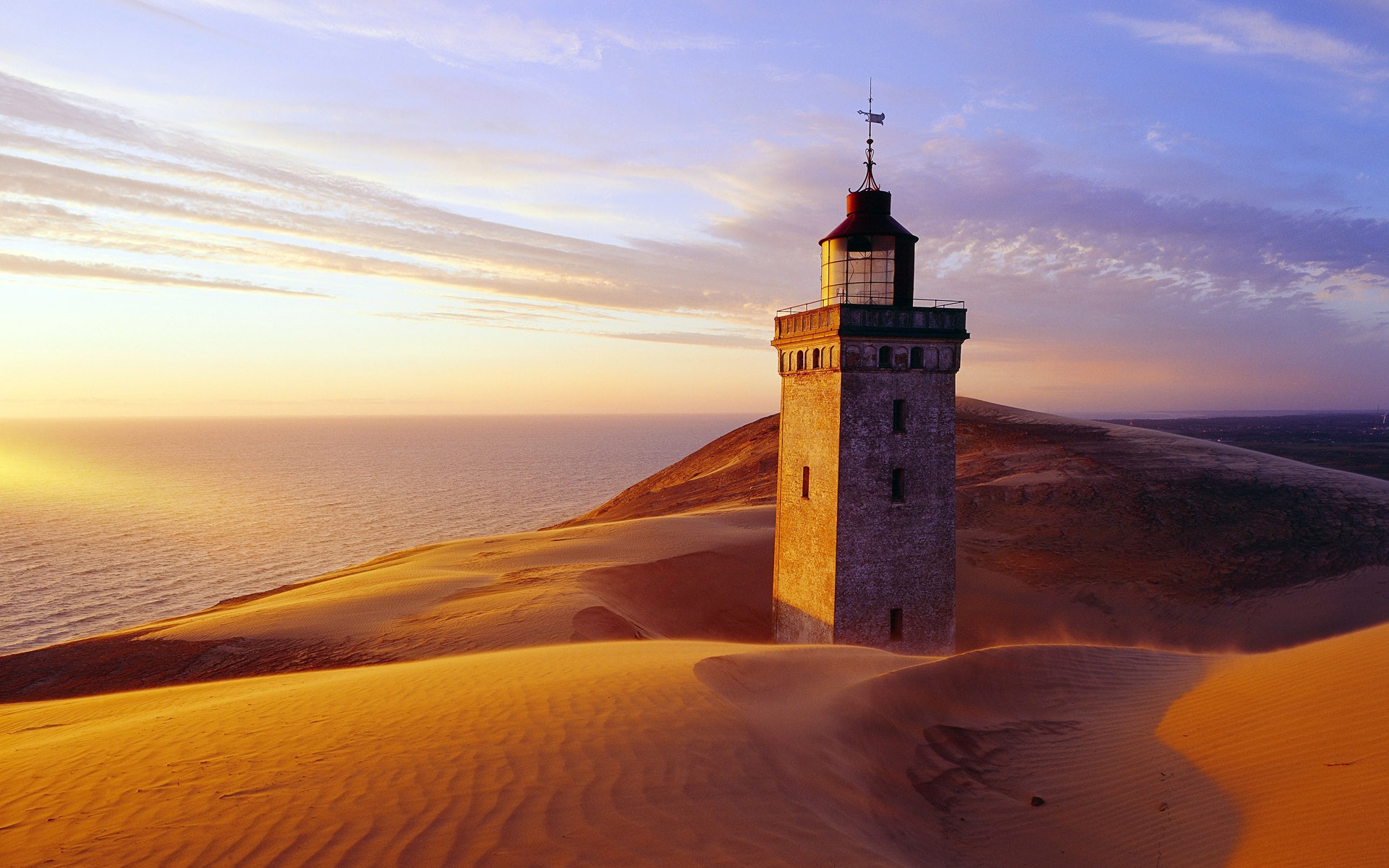 Rubjerg Lighthouse Sands HD Wallpaper Jpg