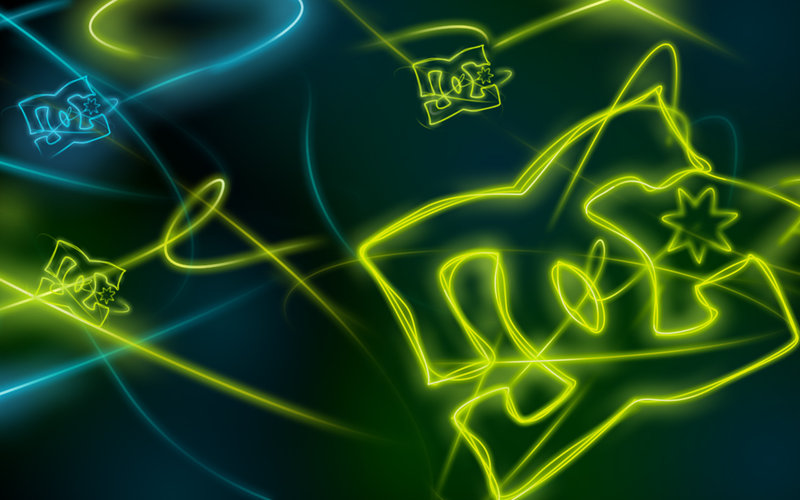 Dc Neon Background By Murakumon