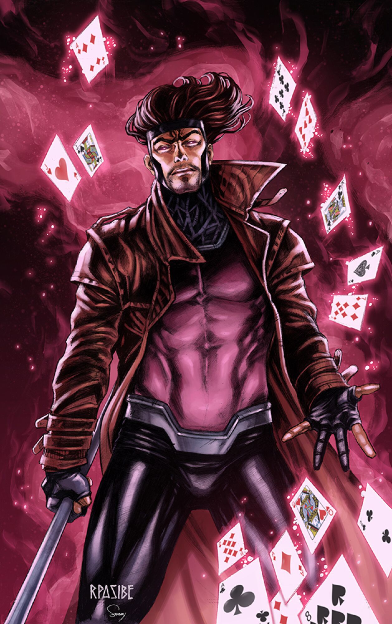 Gambit By Samdelatorre Amazing Super Hero Art