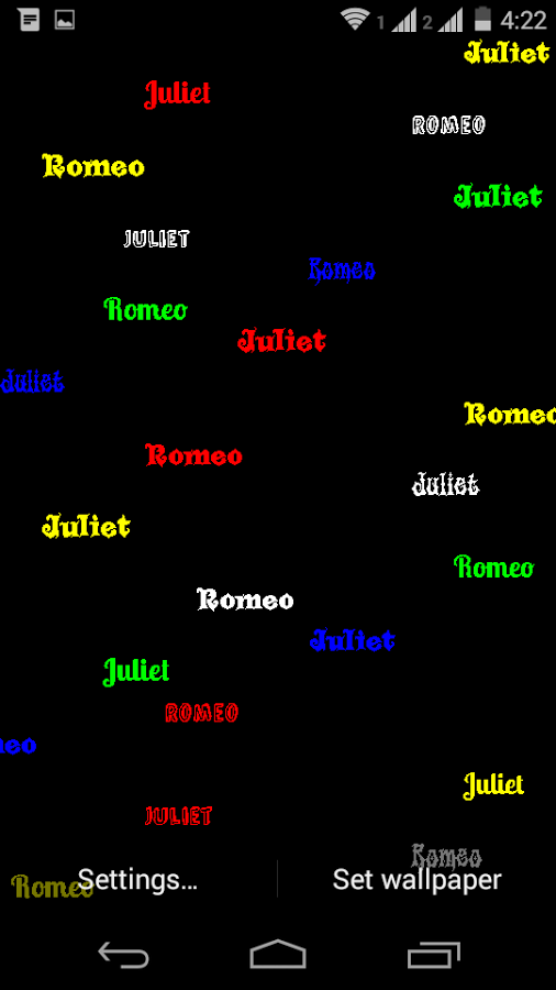 Love Names Live Wallpaper Android Apps On Google Play