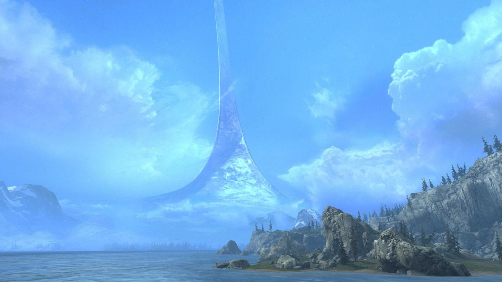 Ring World Halo Wallpaper Con Im Genes Arte