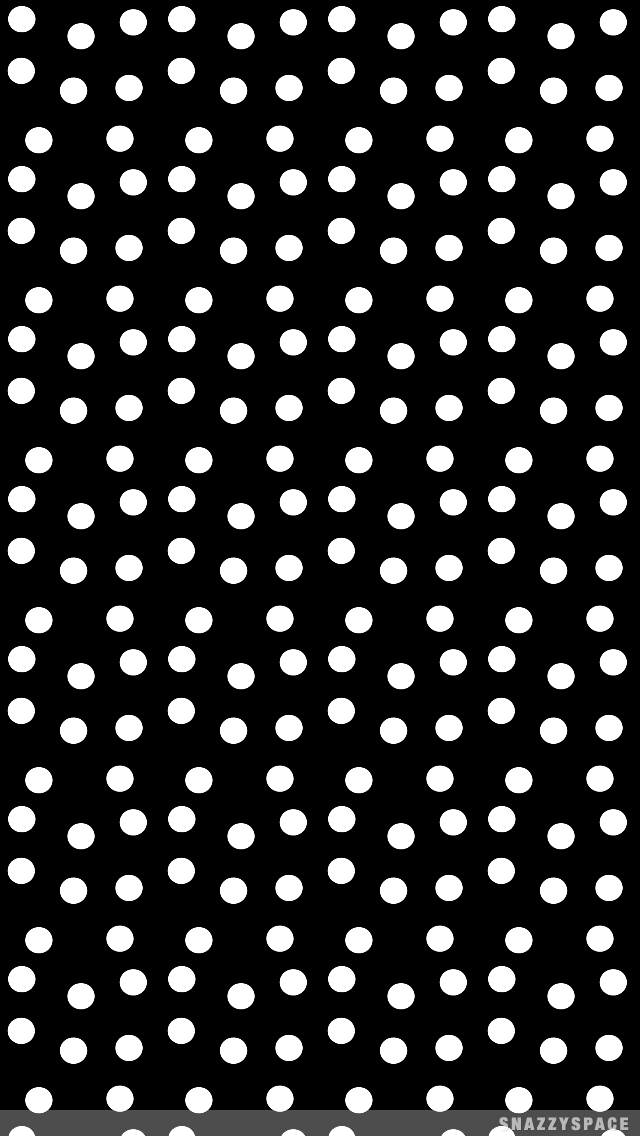 Installing this Black Polka Dots iPhone Wallpaper is very easy Just 640x1136