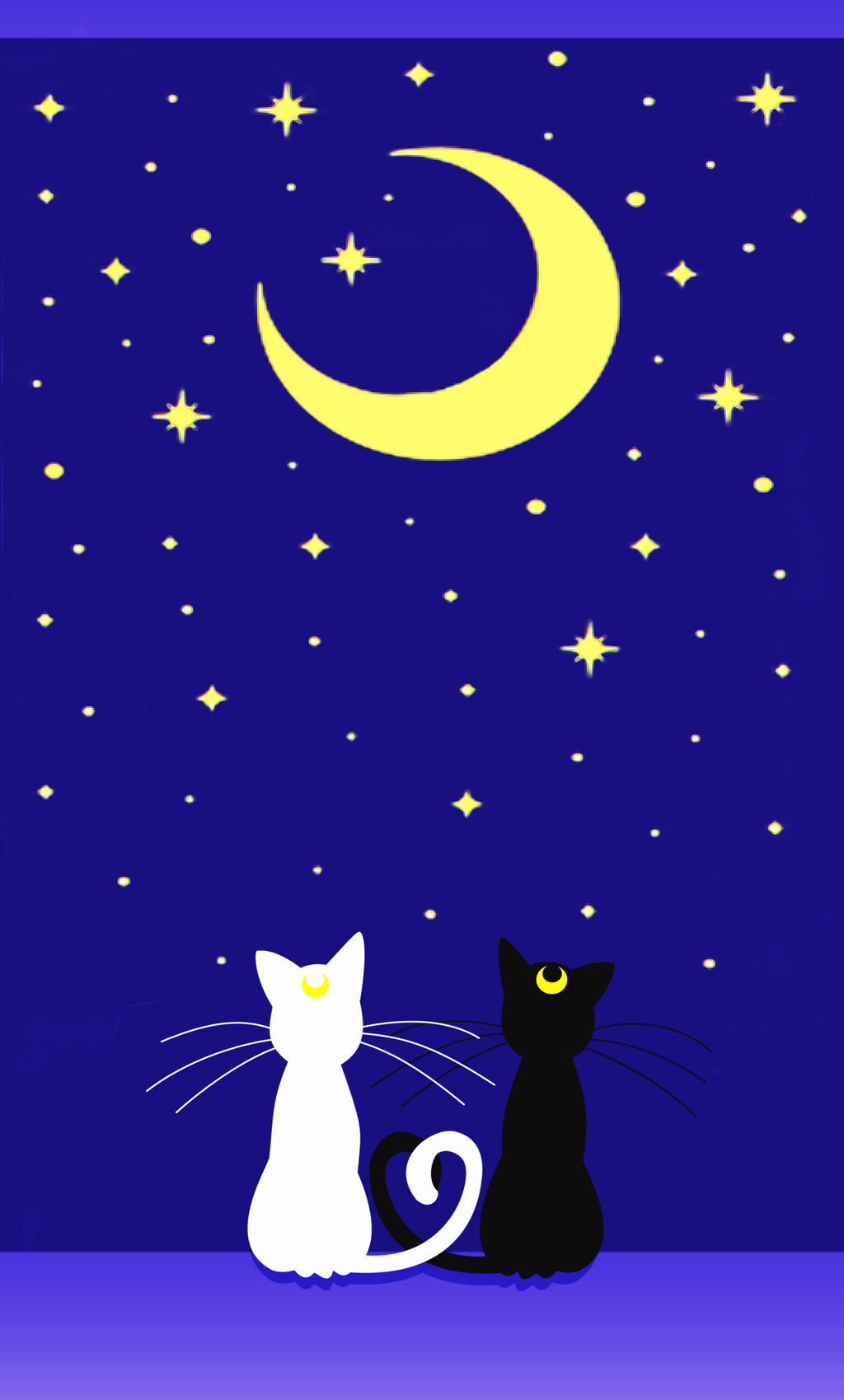 Moon Sailor Wallpaper Brooch And Luna