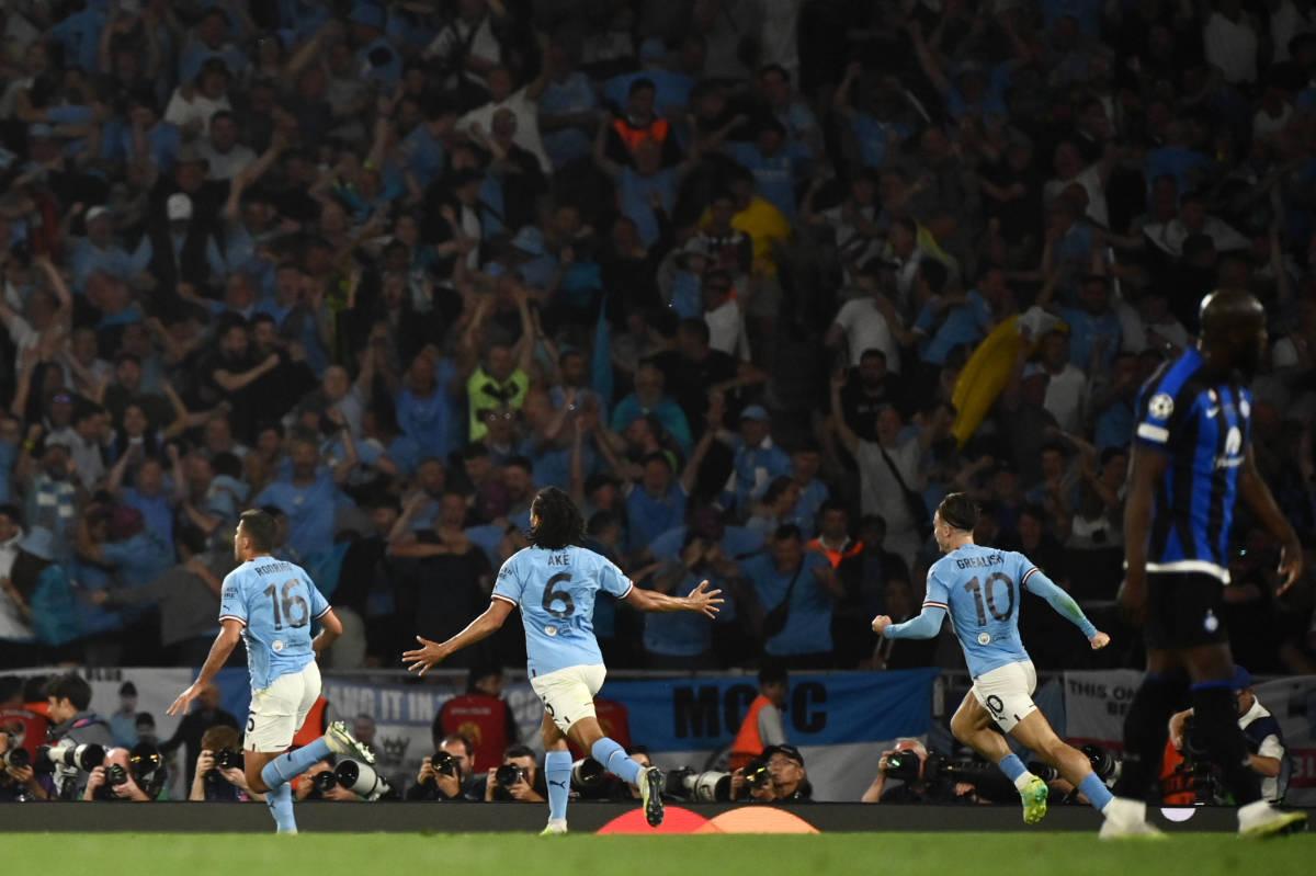 Manchester City win UEFA Champions League to complete treble