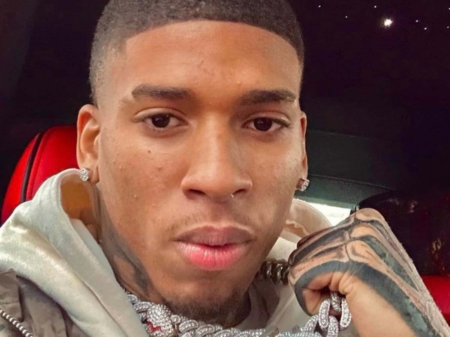 🔥 Free Download Rapper Nle Choppa On Stage Performing Wallpaper by ...