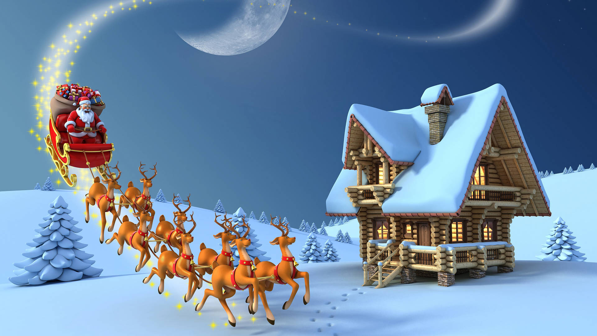 8k Christmas Wallpaper