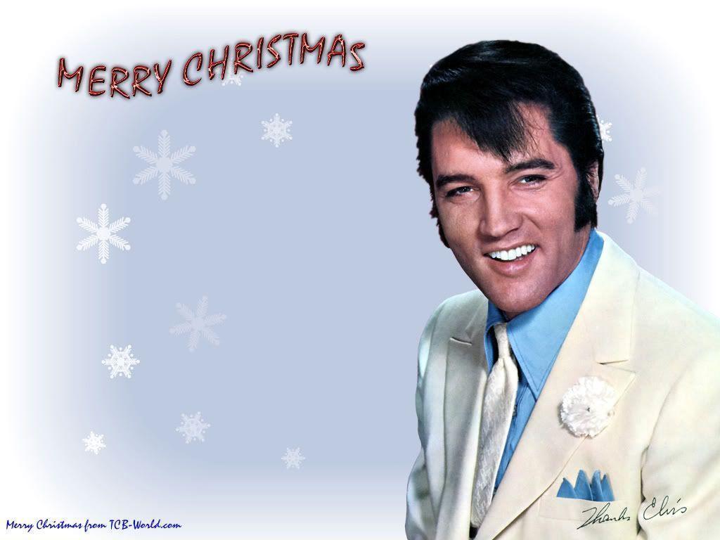 Elvis Christmas Wallpaper