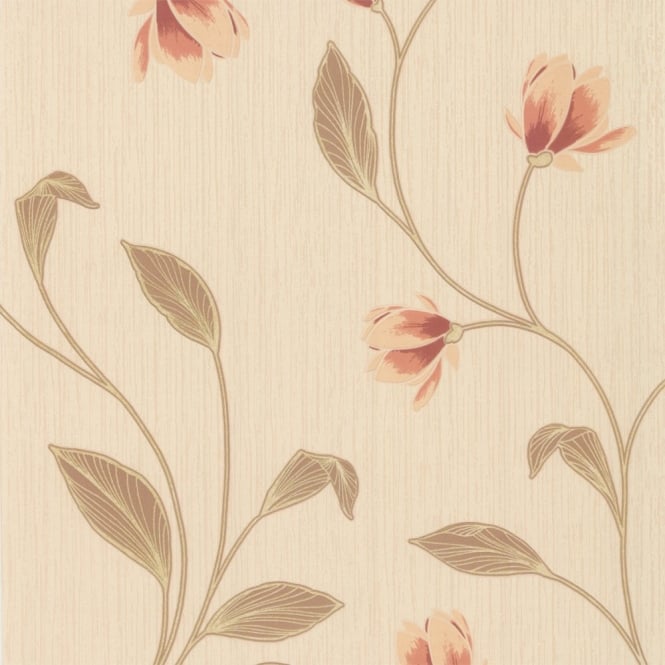 Home Wallpaper Erismann Magnolia Floral
