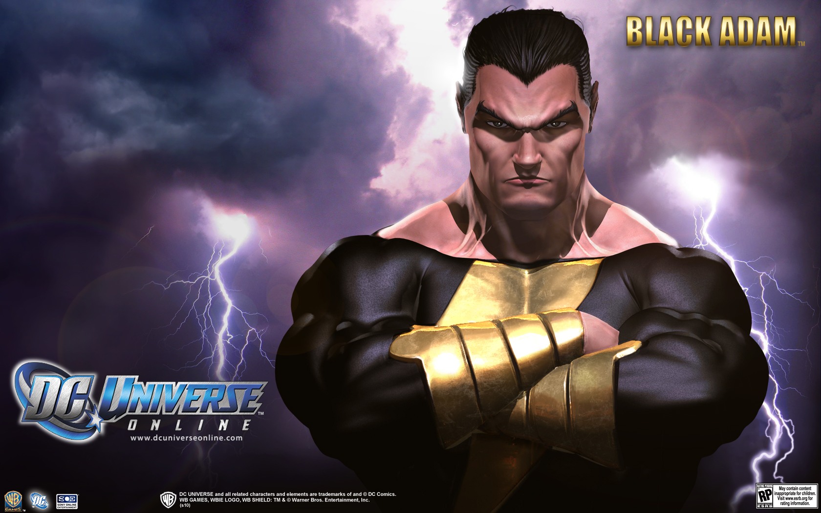 DC Universe Online   Black Adam desktop wallpaper
