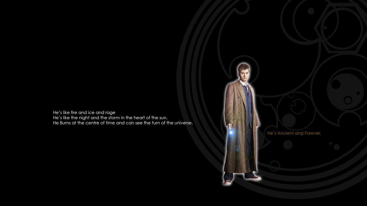Doctor Who Image Tenth Wallpaper With Tim Latimer Quote