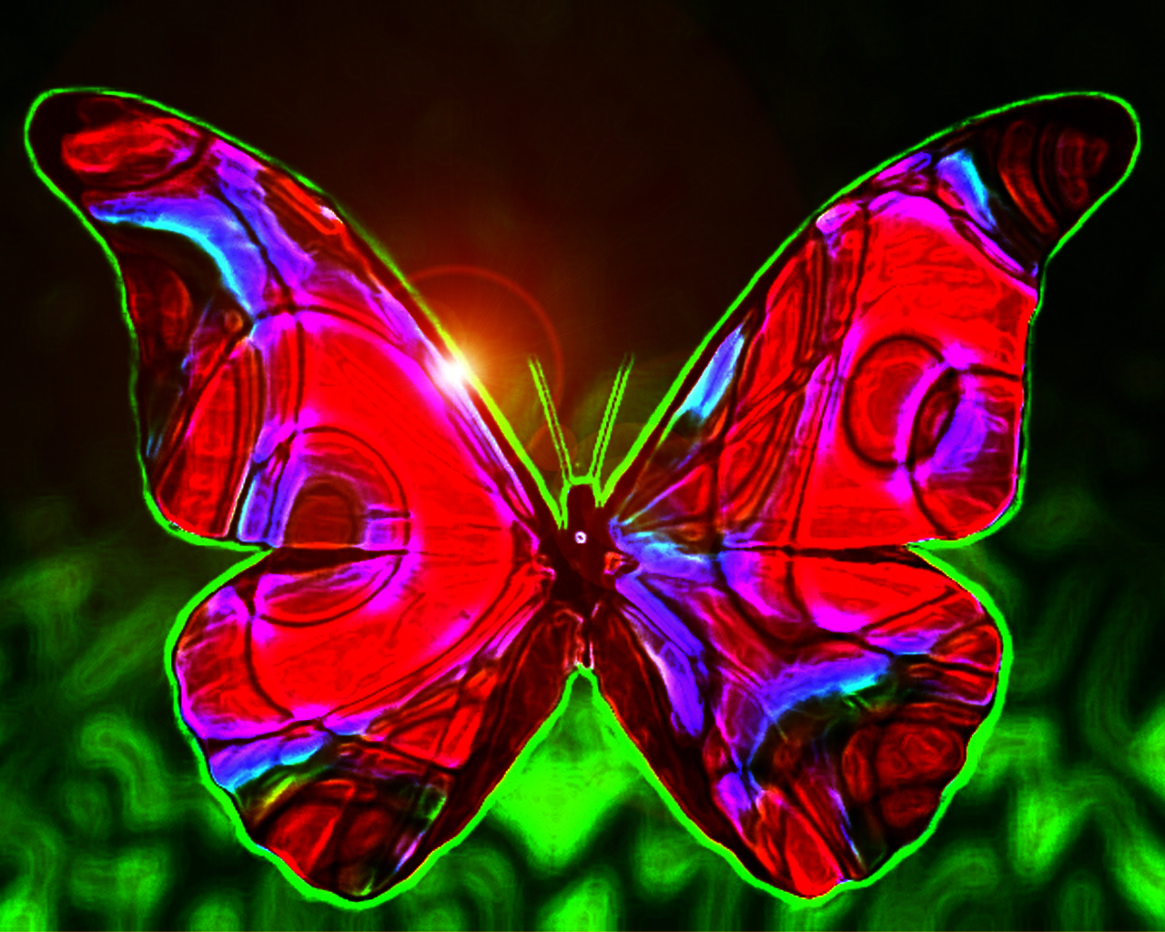 Desktop Designs Butterfly Background Wallpaper