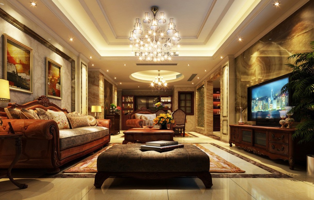 European Luxury Bedroom Indoor Designs 3d House