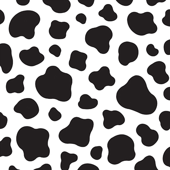 Illustrated cow background design in black and white Design features cow  skin spots  Background patterns Background design Cow pattern