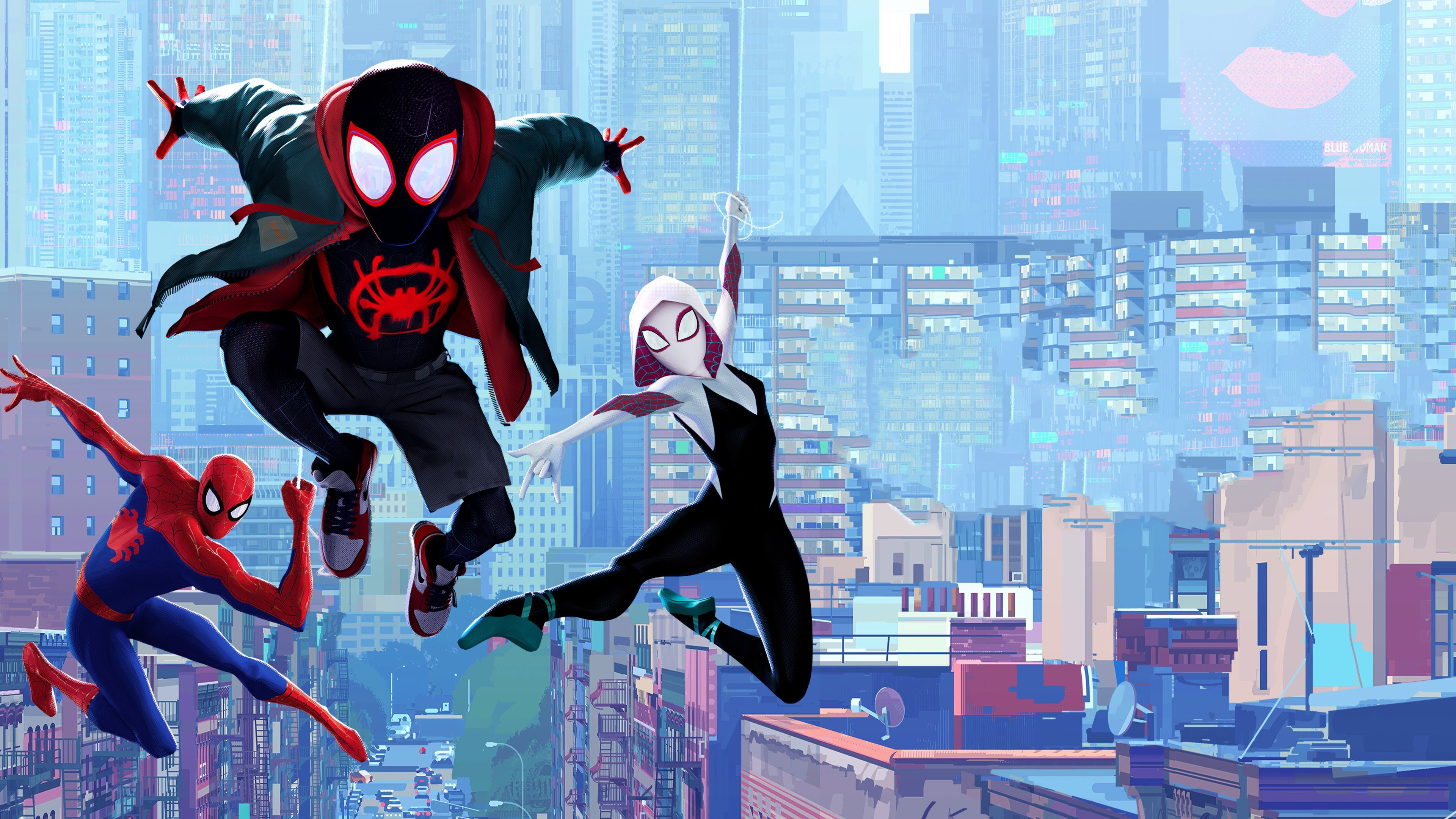 Spider Verse 4k New Wallpaper HD Movies Image
