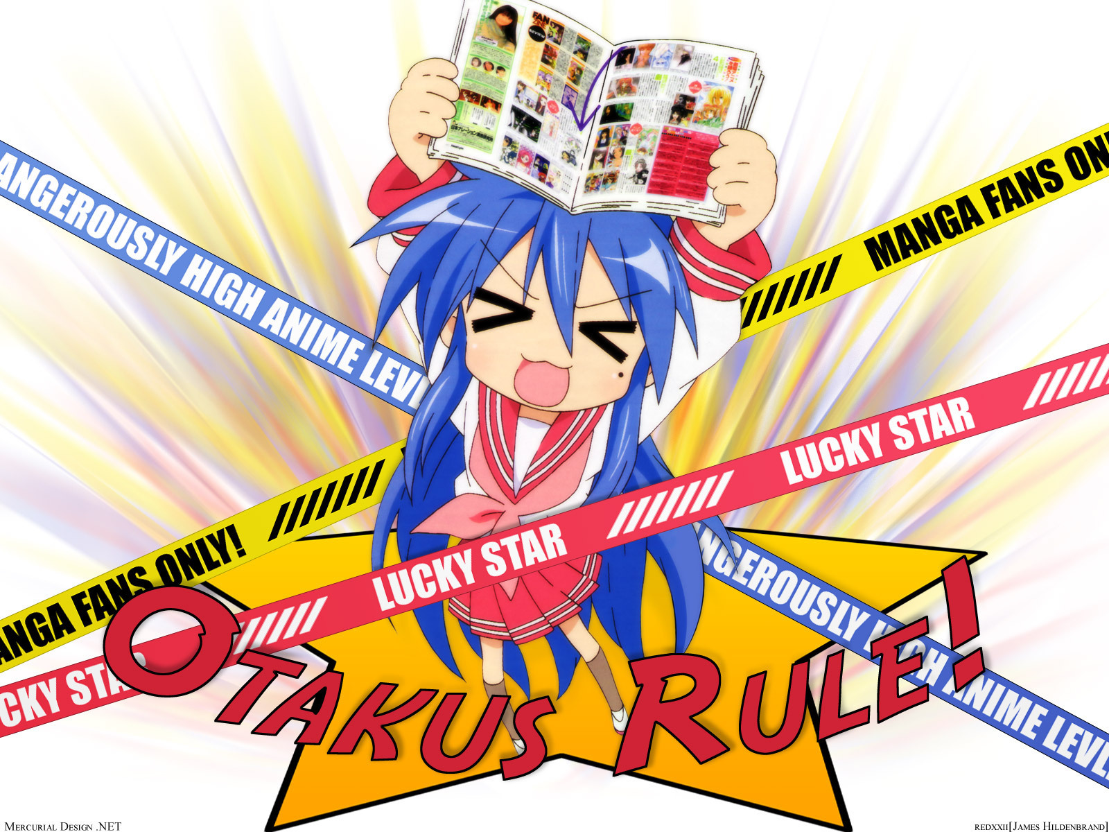 Otaku S Rules Lucky Star Wallpaper