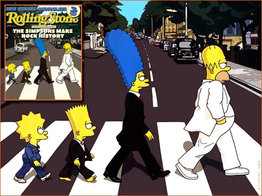 Simpsons Abbeyroad Une Journe Abbey Road Apps Directories