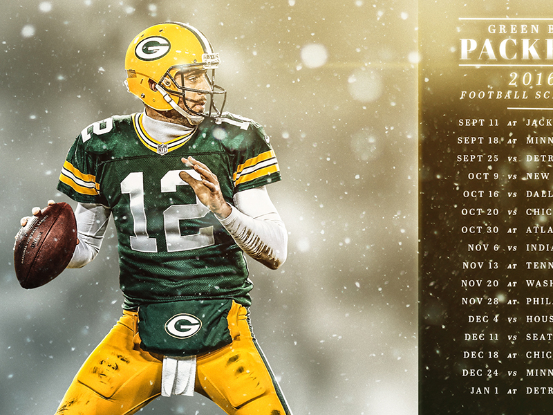Green Bay Packers Football Schedule Wallpaper
