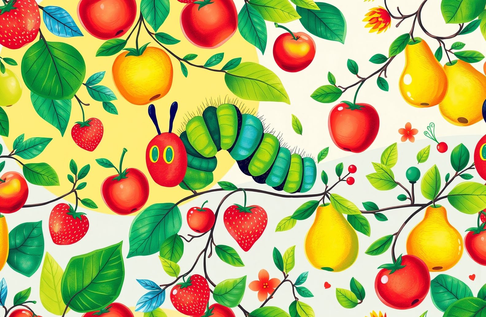 The Very Hungry Caterpillar Wallpaper