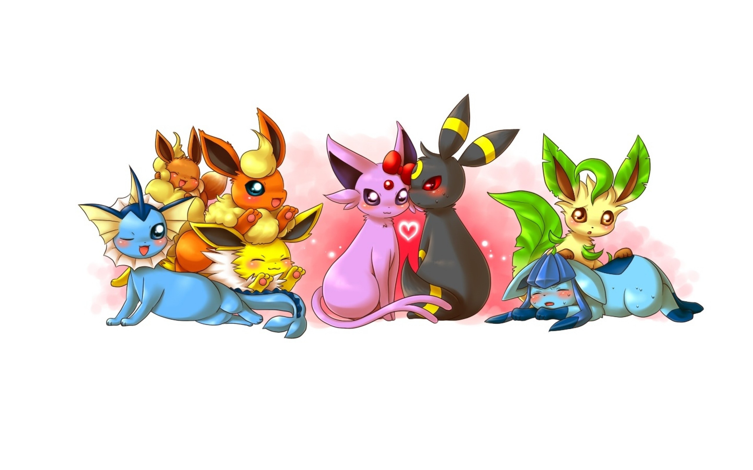 Cute Eevee Evolutions Wallpaper
