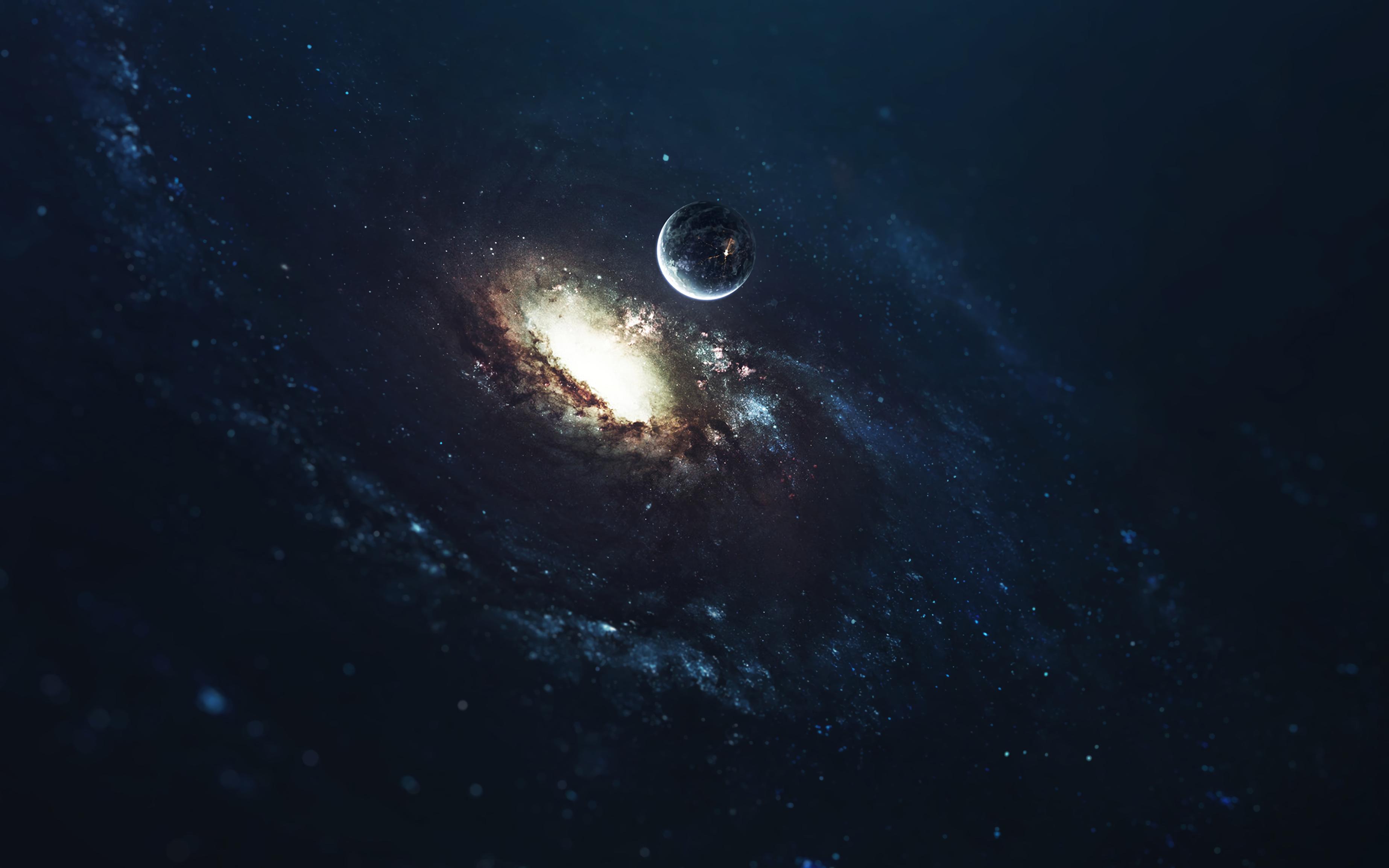 Plaa Gal Xia Nebulosa Espiral Brilhante Espa O
