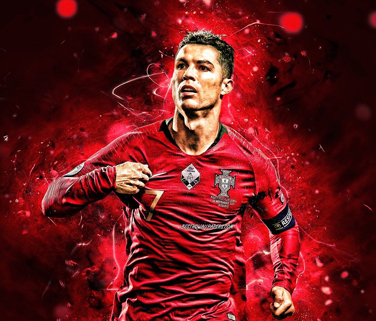 Cristiano Ronaldo Goal Portugal National Team Close Wallpaper
