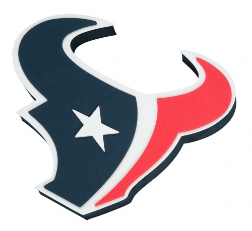 Houston Texans 3d Fan Foam Logo Sign