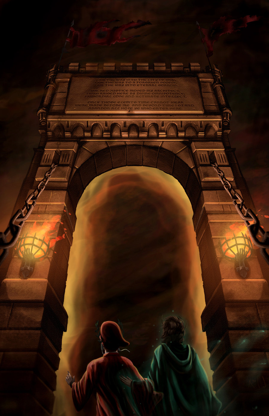 Dante S Inferno Gates Of Hell By Txikimorin