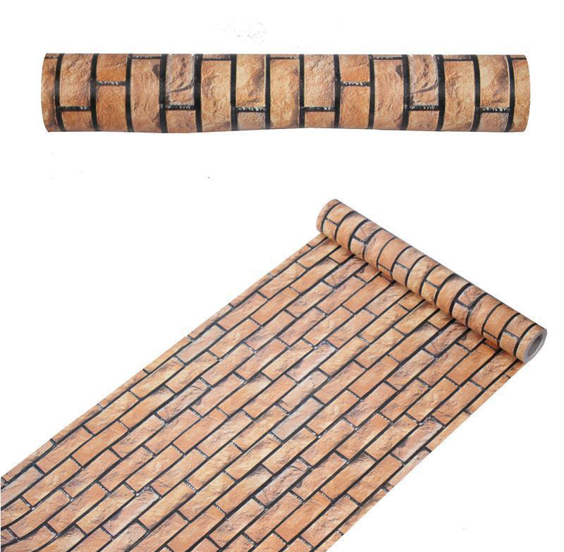 Free download Vintage Brick Pattern Self Adhesive Peel Stick Wallpaper