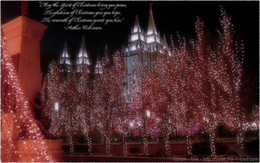 Lds Wallpaper Christmas Slc By Silver Wolf581